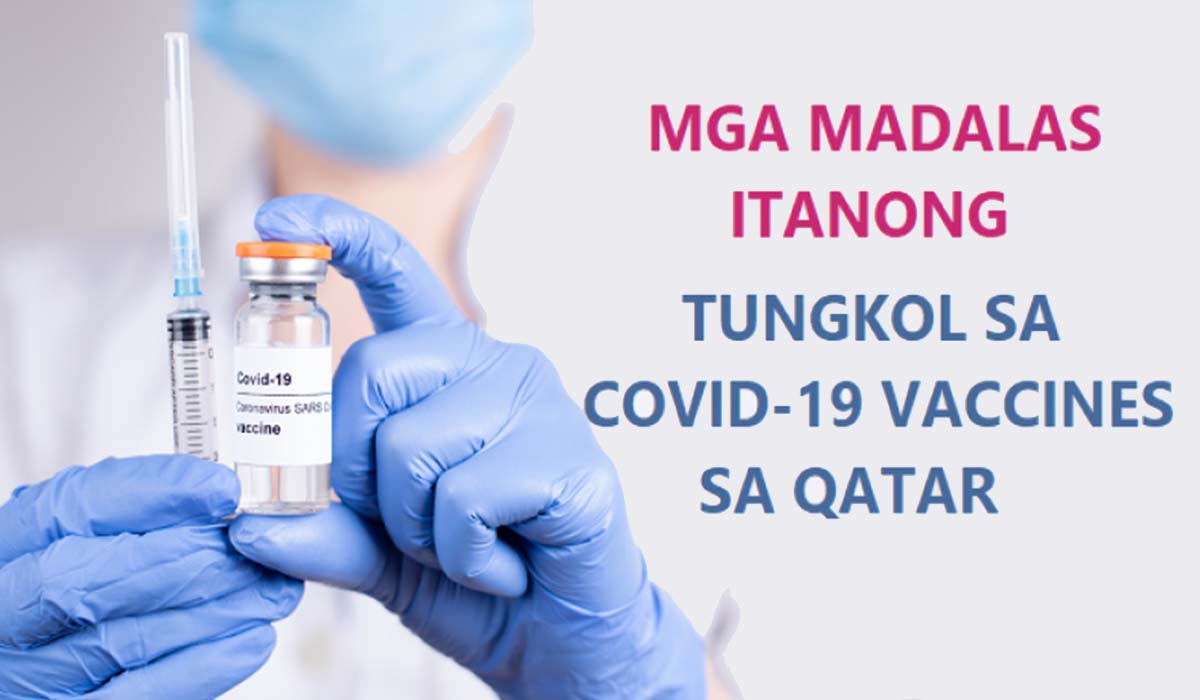 Gabay sa Pagkuha ng COVID-19 Vaccine sa Qatar